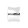 Picture of 304 Stainless Steel Casting Beads Bobbin Silver Tone 10mm x 8mm, Hole: Approx 6.5mm, 1 Piece
