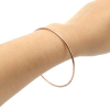 Picture of 304 Stainless Steel Stacking Bangles Bracelets Mixed Round 23cm(9") long - 22cm(8 5/8") long, 1 Set ( 7 PCs/Set)
