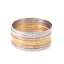 Picture of 304 Stainless Steel Stacking Bangles Bracelets Mixed Round Carved Pattern 23cm(9") long - 22cm(8 5/8") long, 1 Set ( 7 PCs/Set)