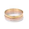 Picture of 304 Stainless Steel Stacking Bangles Bracelets Mixed Round 23cm(9") long - 22cm(8 5/8") long, 1 Set ( 3 PCs/Set)