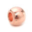 Immagine di Lega di Zinco Separatori Perline Tamburo Oro Rosa Circa 10mm x 7mm, Foro:Circa 4.4mm, 30 Pz