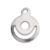 Picture of 304 Stainless Steel Chain Tail Extender Charms Irregular Silver Tone 14mm x 12mm, 10 PCs