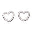 Immagine di 304 Acciaio Inossidabile Charms Cuore Tono Argento 8mm x 7mm, 10 Pz