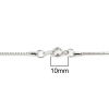 Picture of 1 Set Copper Necklace Silver Tone 51.5cm(20 2/8") long