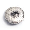 Picture of Zinc Based Alloy Sewing Shank Buttons Single Hole Flower Antique Silver Color Filled 17mm x 17mm, 5 PCs