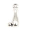 Bild von Zinklegierung Sport Charms Bowling Antiksilber 20mm x 9mm, 40 Stück