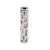 Imagen de Zamak Cuentas Cilíndrico Plata Antigua lleno 38mm x 8mm, Agujero: Aprox 3mm, 3 Unidades
