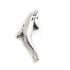 Imagen de Zamak Joyería del océano Cuentas Delfín Plata Antigua 18mm x 11mm, Agujero: Aprox 1mm, 50 Unidades