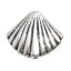 Immagine di Lega di Zinco Gioielli Oceanici Perline Conchiglia Argento Antico Circa 16mm x 14mm, Foro:Circa 1mm, 20 Pz