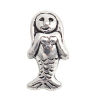 Imagen de Zamak Joyería del océano Cuentas Estrella de mar Plata Antigua 11mm x 10mm, Agujero: Aprox 4.3mm, 30 Unidades