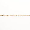 Imagen de 316 Acero Inoxidable Cadena de Bambú Collares Diamond Chapado en Oro 56cm longitud, 10 Unidades