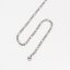 Image de Colliers en 316 Acier Inoxydable Chaîne Maille Cheval Ovale Argent Mat 50cm Long, Taille de chaîne: 4mm, 10 Pcs