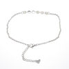 Picture of 304 Stainless Steel Anklet Silver Tone Round 23cm(9") long, 1 Piece