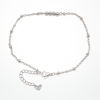 Picture of 304 Stainless Steel Anklet Silver Tone Round 23.4cm(9 2/8") long, 1 Piece