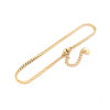 Picture of 304 Stainless Steel Anklet Gold Plated Oval 23.3cm(9 1/8") long, 1 Piece