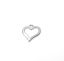Immagine di 304 Acciaio Inossidabile Charms Cuore Tono Argento Filigrana 11mm x 11mm, 10 Pz