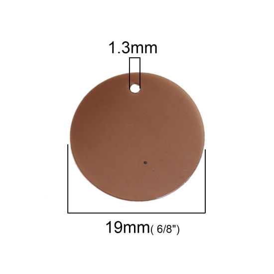 Immagine di PVC Charms Tondo A Random Trasparente 19mm Dia, 50 Grammi (Circa 500 Pz)