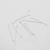 Picture of Sterling Silver Head Pins Silver 3cm(1 1/8") long, 0.5mm (24 gauge), 1 Gram (Approx 13-14 PCs)