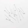 Picture of Sterling Silver Ball Head Pins Silver 23mm long, 0.6mm (23 gauge), 1 Gram (Approx 10-11 PCs)