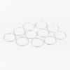 Picture of 0.8mm Sterling Silver Closed Soldered Jump Rings Findings Round Silver 8mm Dia., 1 Gram (Approx 8-9 PCs)