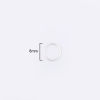 Picture of 0.8mm Sterling Silver Open Jump Rings Findings Round Silver 3mm Dia., 1 Gram (Approx 28-29 PCs)