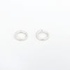 Picture of 0.8mm Sterling Silver Open Jump Rings Findings Round Silver 6mm Dia., 1 Gram (Approx 11-12 PCs)