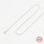 Immagine di Argento Sterling Cavo Catena Collana Argento 45.7cm Lunghezza, 1 Pz