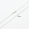 Picture of Sterling Silver Link Curb Chain Necklace Silver 45.7cm(18") long, 1 Piece