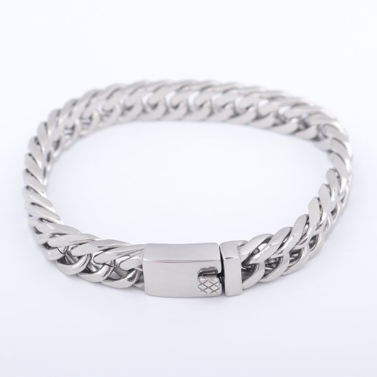 Bild von 2.5mm 316 Edelstahl Armband für Herren Silberfarbe 21.5cm lang, 1 Strang