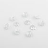 Picture of Sterling Silver Beads Caps Flower Silver Hollow (Fit Beads Size: 10mm Dia.) 6mm x 6mm, 1 Gram (Approx 8-9 PCs)