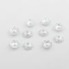 Picture of Sterling Silver Beads Caps Flower Silver Carved Pattern (Fit Beads Size: 10mm Dia.) 7mm x 7mm, 1 Gram (Approx 3-4 PCs)
