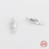 Picture of Sterling Silver Connectors Irregular Silver 7mm x 1.7mm, 1 Gram (Approx 40-41 PCs)