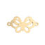 Bild von 304 Edelstahl Verbinder Schmetterling Vergoldet Hohl 3.2cm x 1.7cm, 3 Stück