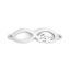 Bild von 304 Edelstahl Verbinder Unendlichkeit Symbol Silberfarbe Love Hohl 3.2cm x 0.9cm, 5 Stück