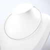 Picture of 304 Stainless Steel Simple Collar Neck Ring Necklace Silver Tone 45cm(17 6/8") long, 1 Piece