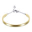 Picture of 316L Stainless Steel Bangles Bracelets Gold Plated 6cm(2 3/8") Dia., 1 Piece