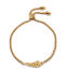 Picture of 304 Stainless Steel Adjustable Slider/ Slide Bolo Bracelets Gold Plated Wing 26.3cm(10 3/8") - 25.3cm(10") long, 50 PCs