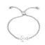 Picture of 304 Stainless Steel Adjustable Slider/ Slide Bolo Bracelets Silver Tone Cross 26.3cm(10 3/8") - 25.3cm(10") long, 50 PCs