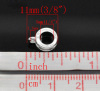 Изображение Бейл для Браслетов Пандора 10mm x8mm( 3/8" x 3/8") Посеребренный, 50 шт|уп