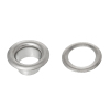 Bild von Silberfarbe Ösenset Öse Ösen Set 8mmx3mm 8mm,verkauft eine Packung mit 500 Sets