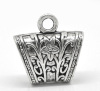 Imagen de Asa Aleación del Metal Del Zinc de Trapecio,Plata Antigua 23.0mm x 23.0mm, 10 Unidades 