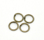 Imagen de 1000 Unidades 7mm Diámetro, 0.8mm(20 gauge) Hierro Abierto Argollas Tono Bronce Ronda
