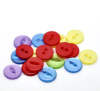 Picture of Resin Sewing Buttons Scrapbooking 2 Holes Round Mixed 11mm(3/8") Dia, 500 PCs
