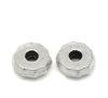 Picture of Zinc Based Alloy Spacer Beads Wheel Antique Silver Color About 8mm Dia, Hole:Approx 2.3mm, 100 PCs