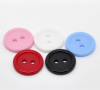 Picture of Resin Sewing Buttons Scrapbooking 2 Holes Round Mixed 15mm( 5/8") Dia, 200 PCs
