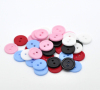 Picture of Resin Sewing Buttons Scrapbooking 2 Holes Round Mixed 15mm( 5/8") Dia, 200 PCs