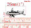 Picture of 20PCs Antique Silver Color Shark Animal Charm Pendants 26x13mm(1"x4/8")