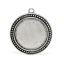 Picture of Zinc Based Alloy Cabochon Setting Pendants Round Disc Antique Silver Color (Fits 30mm Dia) 4.4cm x 3.9cm, 5 PCs