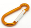 Imagen de Mosquetón Aluminio de Naranja ,60mm x 30mm, 10 Unidades