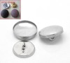 Image de Boutons à Recouvrir en Aluminium Rond Couleur Aluminium à Coudre 19x19mm 17x17mm, 100 Kits